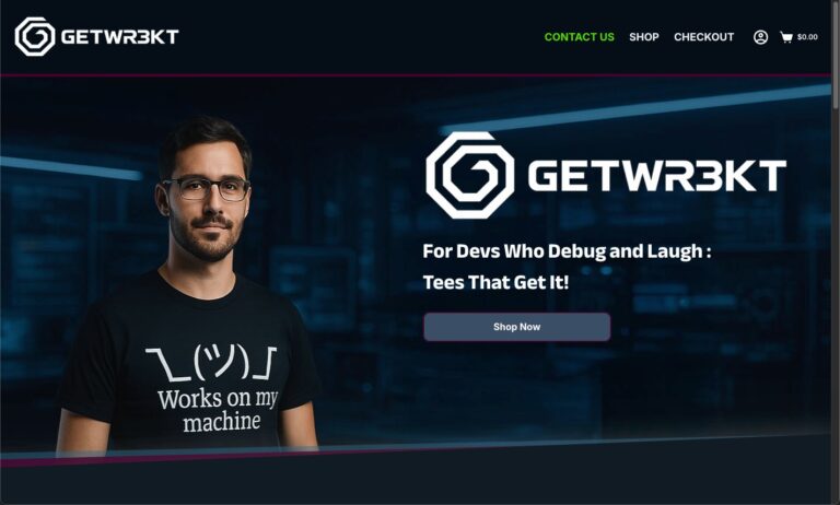 Getwr3kt tees website image